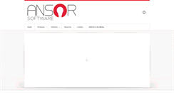 Desktop Screenshot of ansorsoftware.com