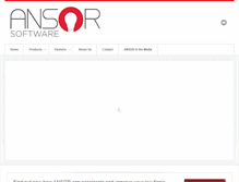 Tablet Screenshot of ansorsoftware.com